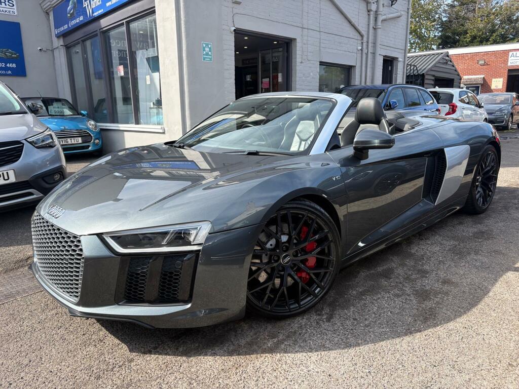 Audi R8 5.2 Fsi V10 Spyder S Tronic Quattro Euro 6 Ss 2 XK14RSX Grey #4