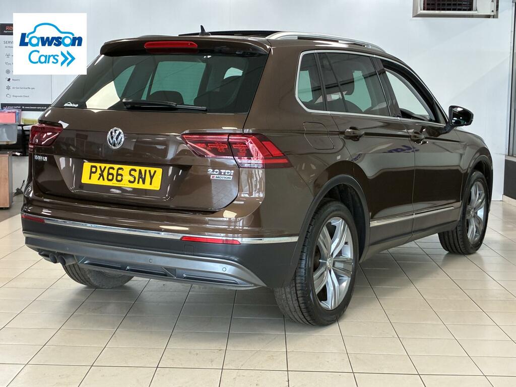 Volkswagen Tiguan 2.0 Tdi Bluemotion Tech Sel Suv PX66SNY Brown #6