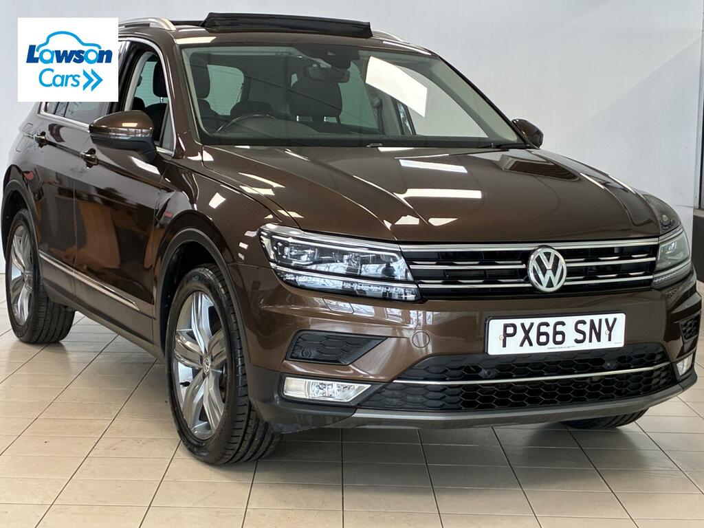 Volkswagen Tiguan 2.0 Tdi Bluemotion Tech Sel Suv PX66SNY Brown #3