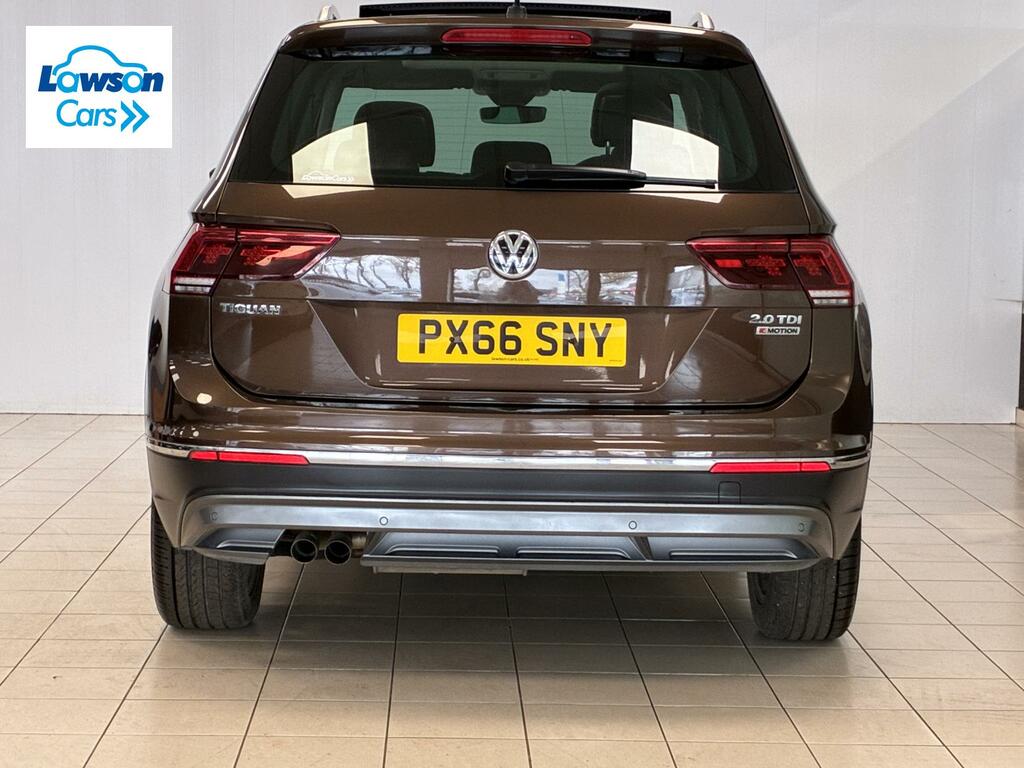Volkswagen Tiguan 2.0 Tdi Bluemotion Tech Sel Suv PX66SNY Brown #5