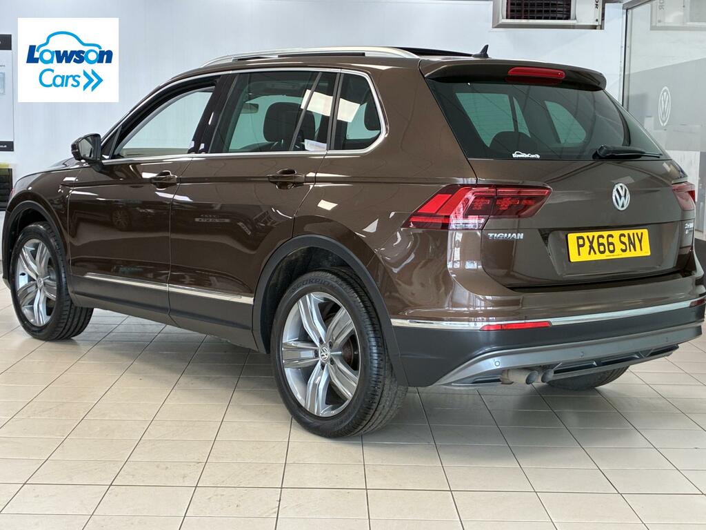 Volkswagen Tiguan 2.0 Tdi Bluemotion Tech Sel Suv PX66SNY Brown #4