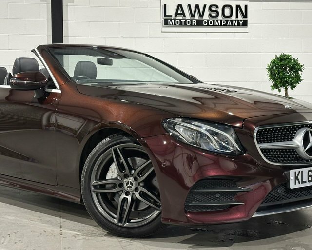 Mercedes-Benz E Class 2.0 E220d Amg Line Premium Cabriolet Red #3