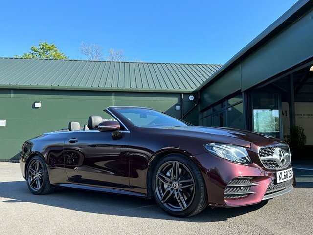 Mercedes-Benz E Class 2.0 E220d Amg Line Premium Cabriolet Red