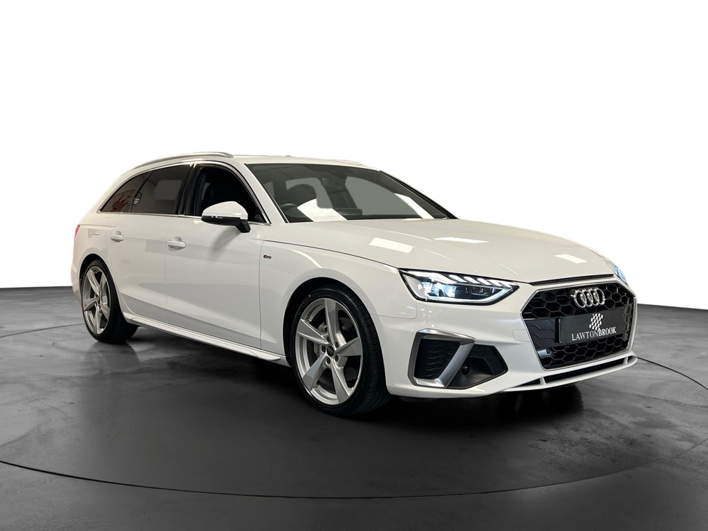Audi A4 Avant 2.0 Tfsi 40 S Line S Tronic Euro 6 S S White