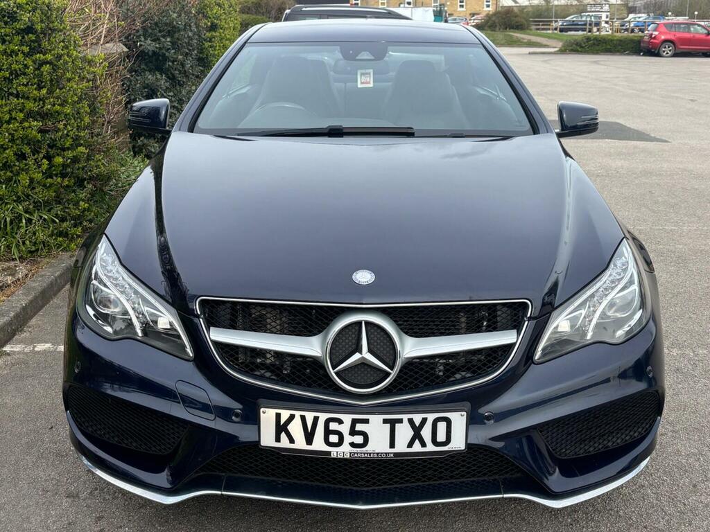 Mercedes-Benz E Class Coupe 2.1 E220d Bluetec Amg Line G-tronic Euro 6 KV65TXO Blue #2