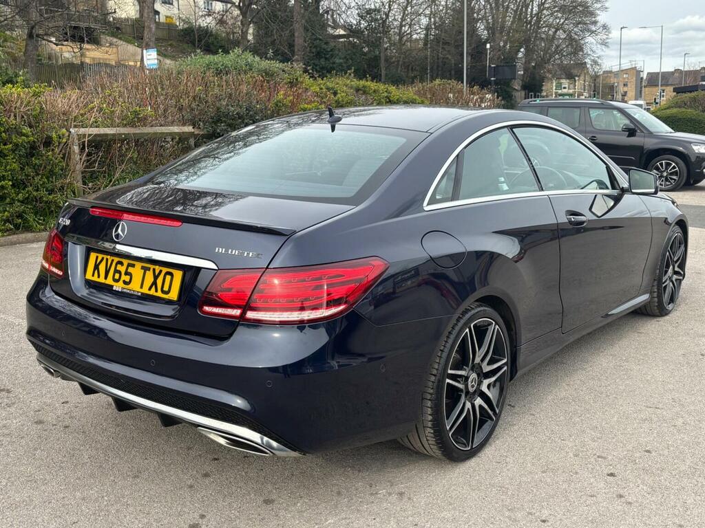 Mercedes-Benz E Class Coupe 2.1 E220d Bluetec Amg Line G-tronic Euro 6 KV65TXO Blue #5