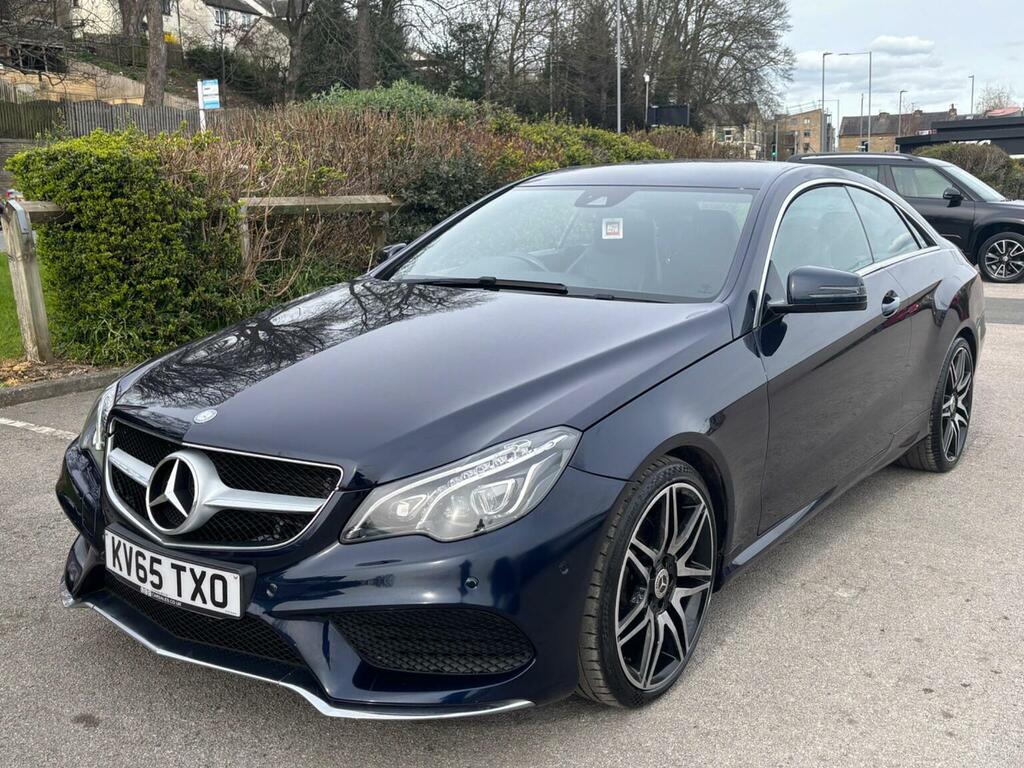 Mercedes-Benz E Class Coupe 2.1 E220d Bluetec Amg Line G-tronic Euro 6 Blue