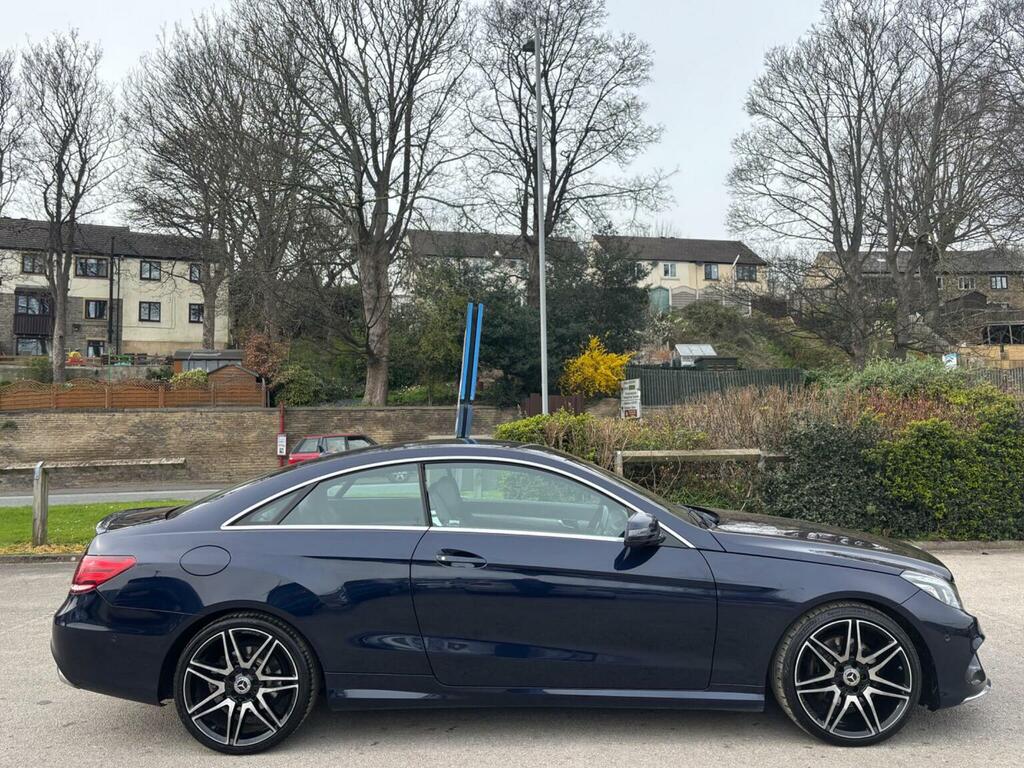 Mercedes-Benz E Class Coupe 2.1 E220d Bluetec Amg Line G-tronic Euro 6 KV65TXO Blue #4