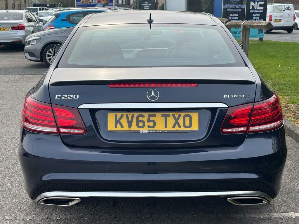 Mercedes-Benz E Class Coupe 2.1 E220d Bluetec Amg Line G-tronic Euro 6 KV65TXO Blue #6