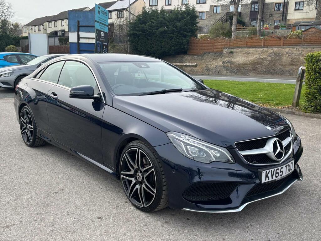 Mercedes-Benz E Class Coupe 2.1 E220d Bluetec Amg Line G-tronic Euro 6 KV65TXO Blue #3