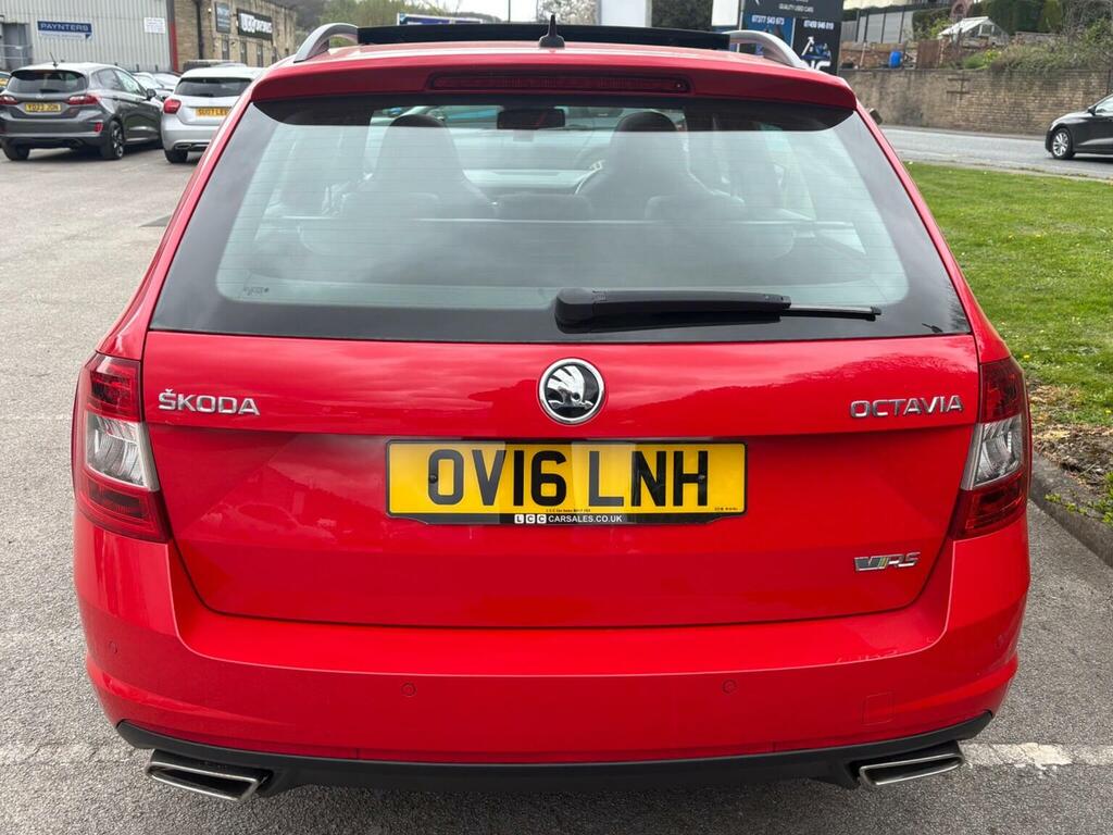 Skoda Octavia Estate 2.0 Tdi Vrs Dsg Euro 6 Ss Snav 20 Red #5