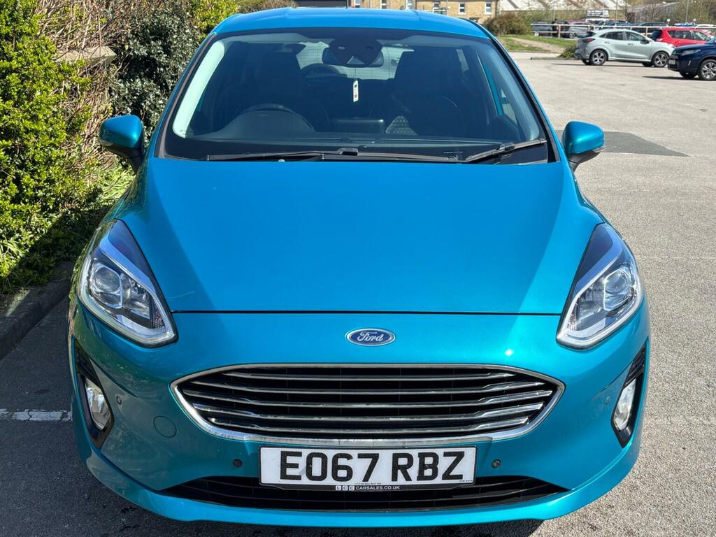 Ford Fiesta Hatchback 1.0T Ecoboost Titanium Euro 6 Ss EO67RBZ Blue #2