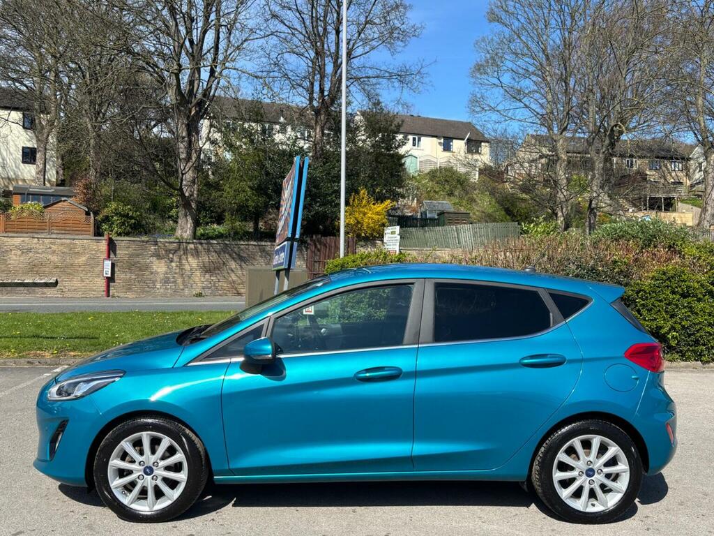 Ford Fiesta Hatchback 1.0T Ecoboost Titanium Euro 6 Ss EO67RBZ Blue #5