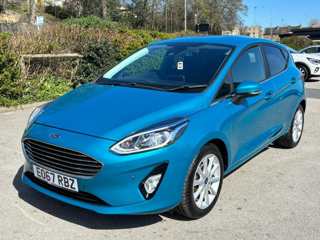 Ford Fiesta Hatchback 1.0T Ecoboost Titanium Euro 6 Ss Blue