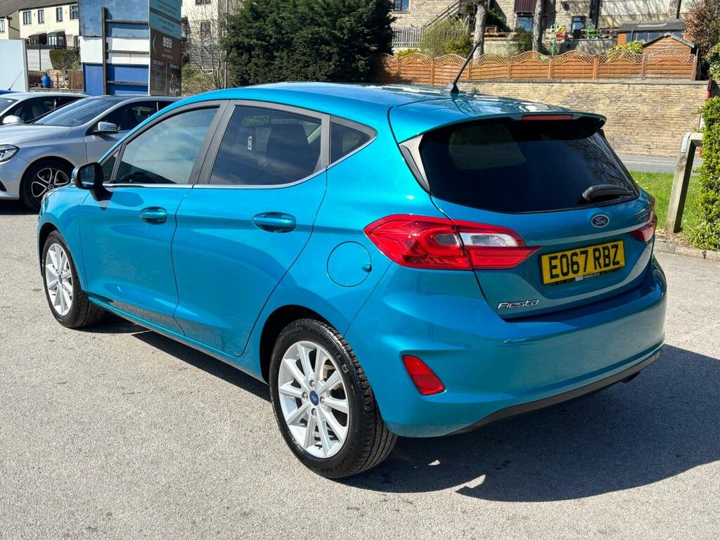 Ford Fiesta Hatchback 1.0T Ecoboost Titanium Euro 6 Ss EO67RBZ Blue #4