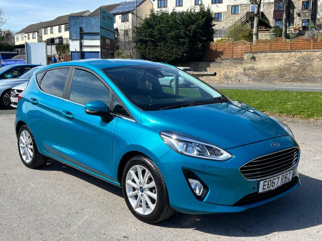 Ford Fiesta Hatchback 1.0T Ecoboost Titanium Euro 6 Ss EO67RBZ Blue #3