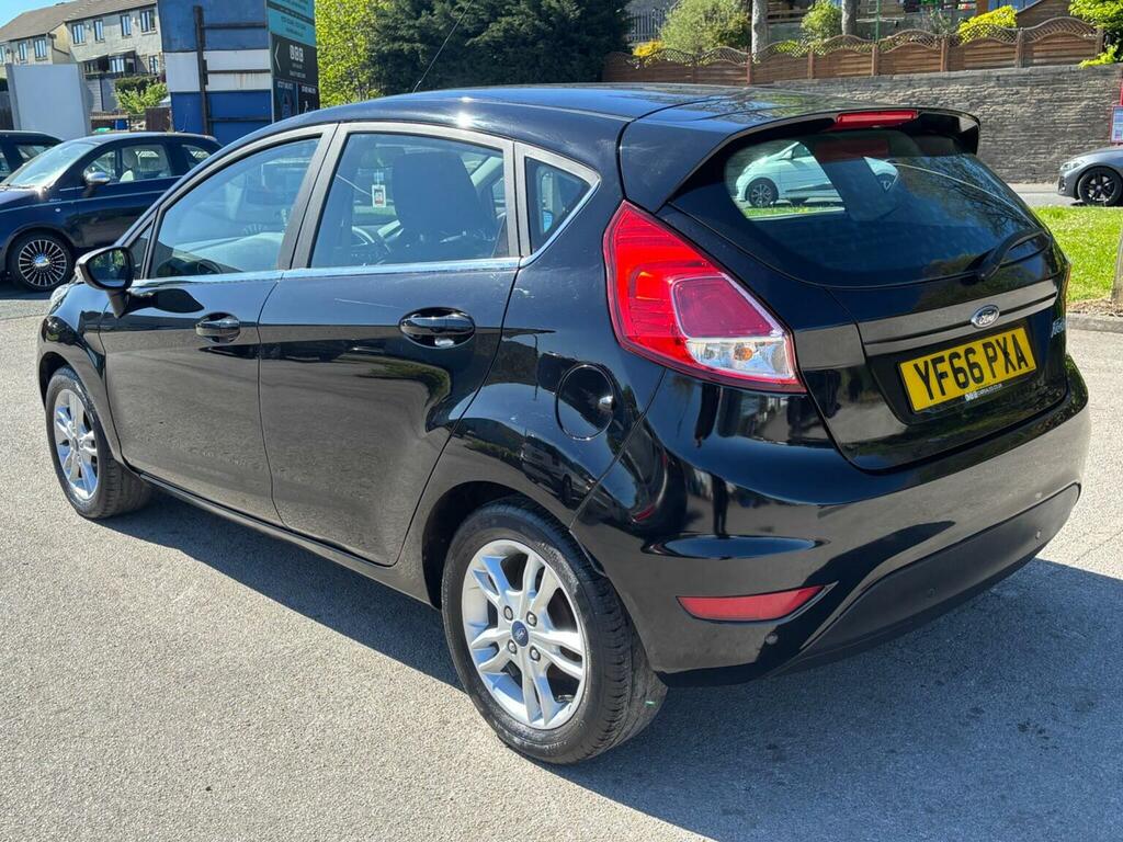 Ford Fiesta Hatchback 1.25 Zetec Euro 6 201666 Black #4