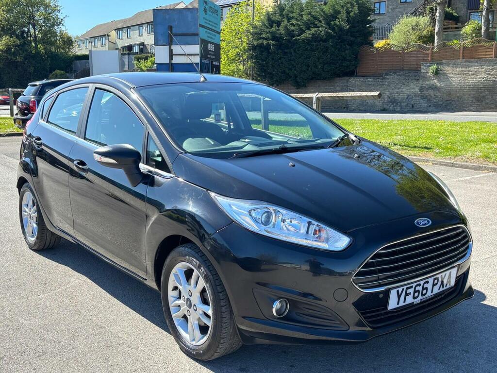 Ford Fiesta Hatchback 1.25 Zetec Euro 6 201666 Black #3