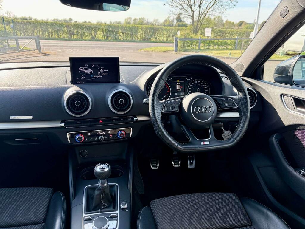 Audi A3 1.5 Tfsi Cod S Line Sportback Euro 6 Ss RE18CDK Black #2