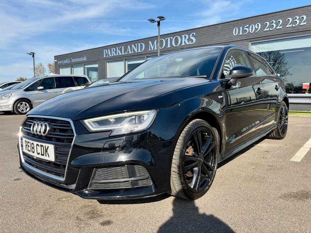Audi A3 1.5 Tfsi Cod S Line Sportback Euro 6 Ss RE18CDK Black #4