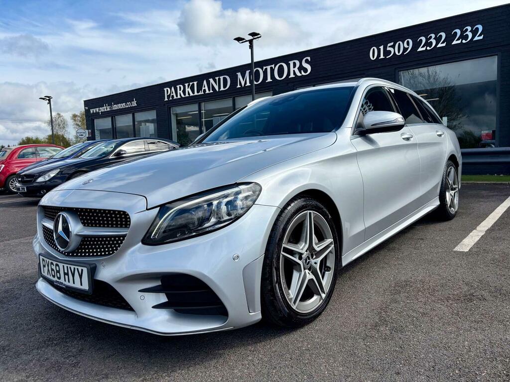 Mercedes-Benz C Class 2.0 C220d Amg Line Premium G-tronic Euro 6 Ss PX68HYY Silver #4