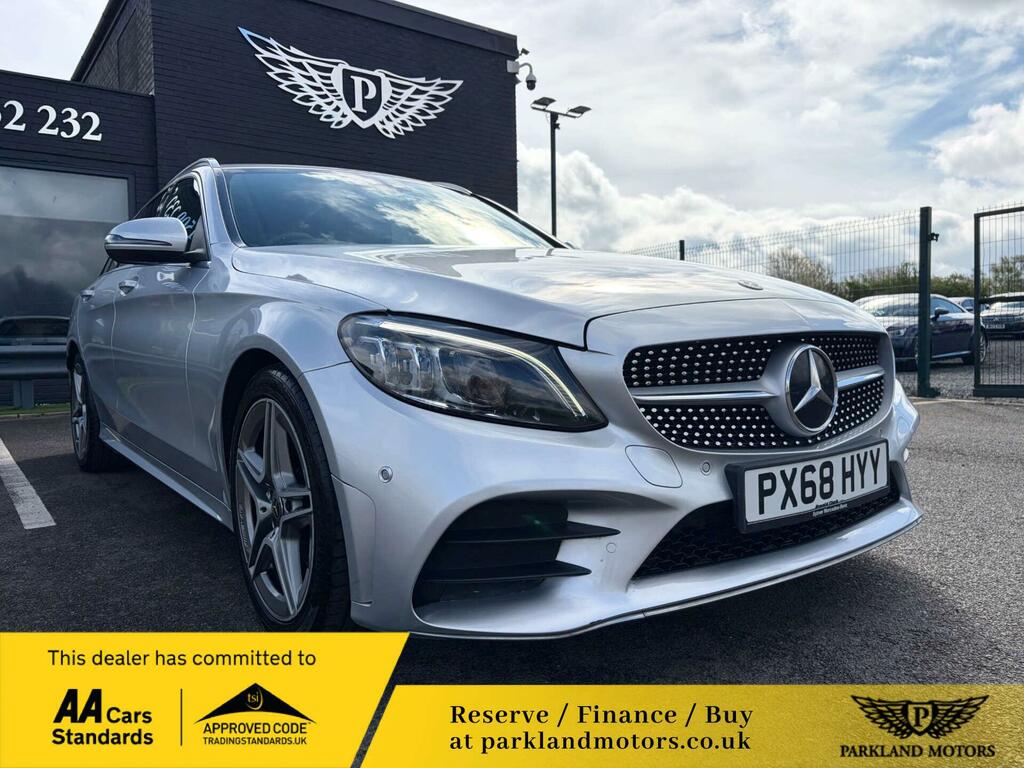 Mercedes-Benz C Class 2.0 C220d Amg Line Premium G-tronic Euro 6 Ss Silver