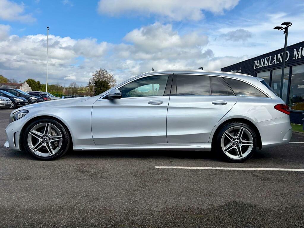 Mercedes-Benz C Class 2.0 C220d Amg Line Premium G-tronic Euro 6 Ss PX68HYY Silver #5