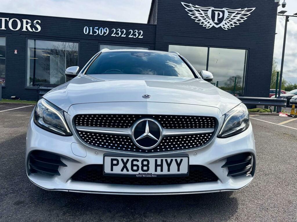 Mercedes-Benz C Class 2.0 C220d Amg Line Premium G-tronic Euro 6 Ss PX68HYY Silver #3