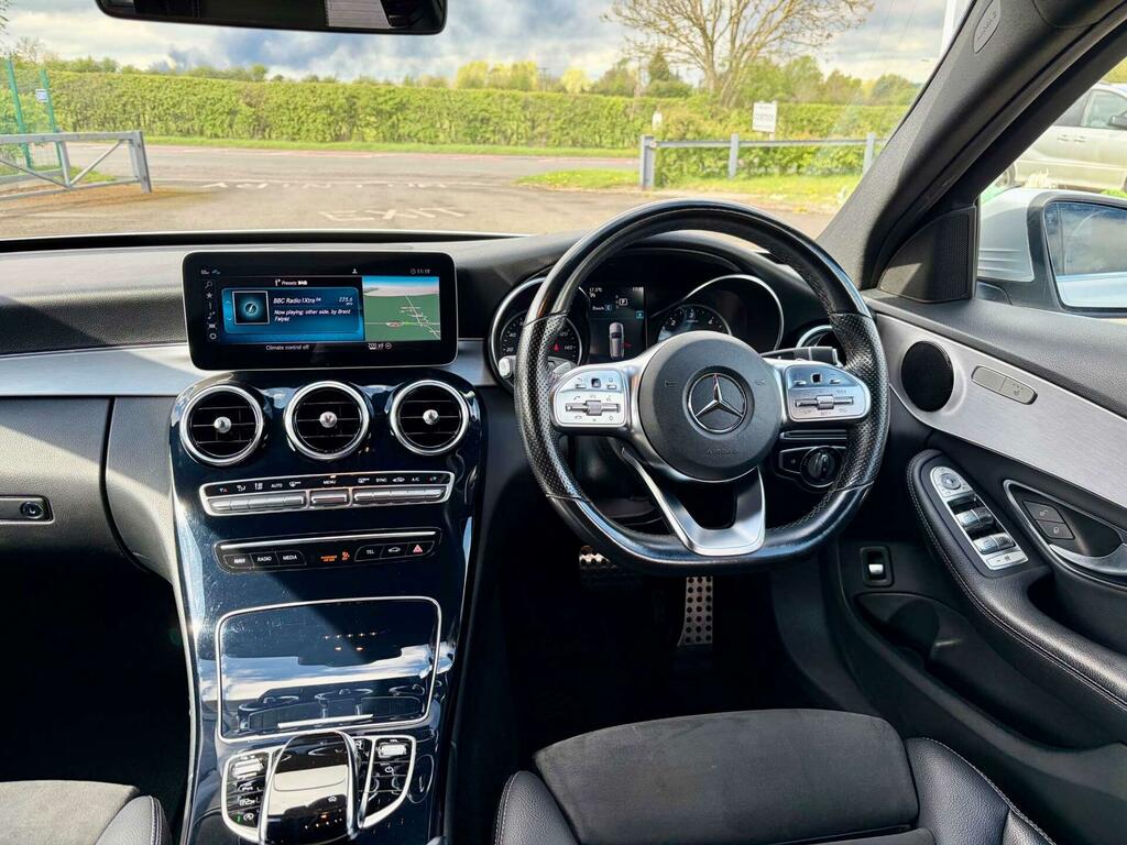 Mercedes-Benz C Class 2.0 C220d Amg Line Premium G-tronic Euro 6 Ss PX68HYY Silver #2