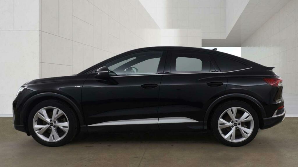 Audi Q4 E Tron 40 S Line Sportback 82Kwh LT72KGV Black #6
