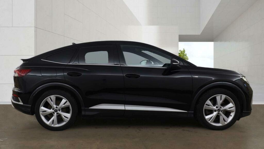 Audi Q4 E Tron 40 S Line Sportback 82Kwh LT72KGV Black #5