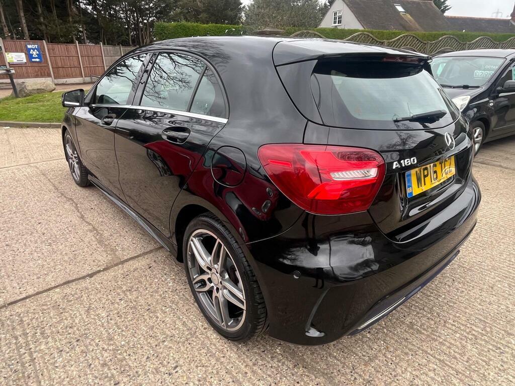 Mercedes-Benz A Class 1.6 A180 Amg Line Premium 7G-dct Euro 6 S S WP16TCZ Black #4
