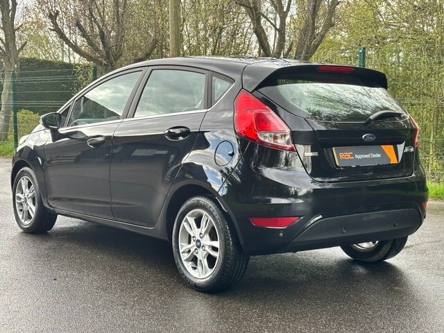 Ford Fiesta Ecoboost Zetec Hatchback CX66XKY Black #6