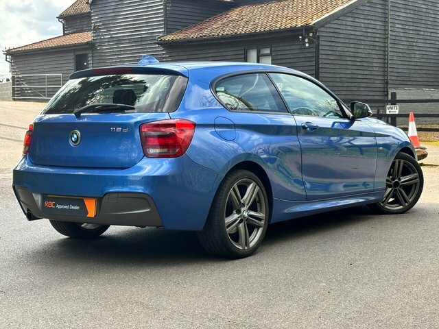 BMW 1 Series 118D M Sport Hatchback PJ63RMZ Blue #2