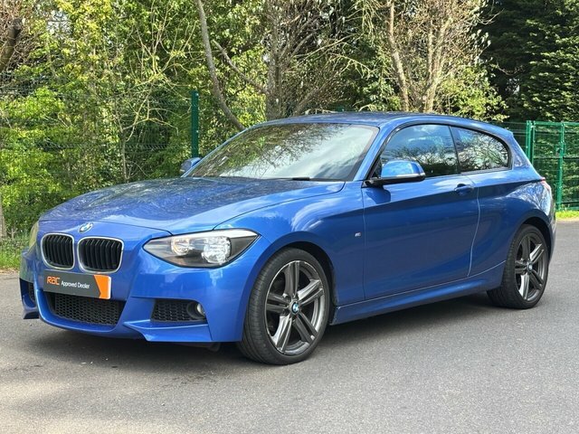 BMW 1 Series 118D M Sport Hatchback PJ63RMZ Blue #3
