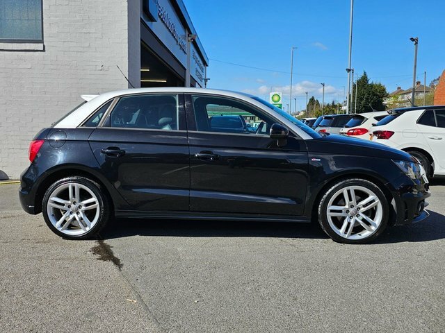 Audi A1 Hatchback OY62ZKF Black #2