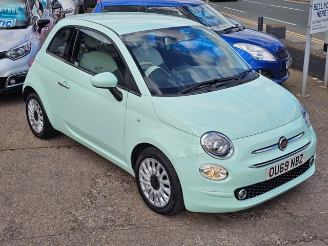 Fiat 500 Hatchback OU69NBZ Green #5