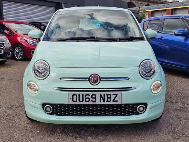 Fiat 500 Hatchback OU69NBZ Green #2