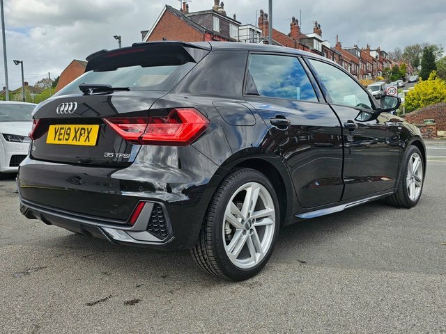 Audi A1 Hatchback YE19XPX Black #3