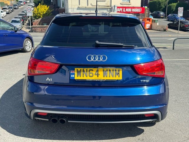 Audi A1 Hatchback WN64WNM Blue #4
