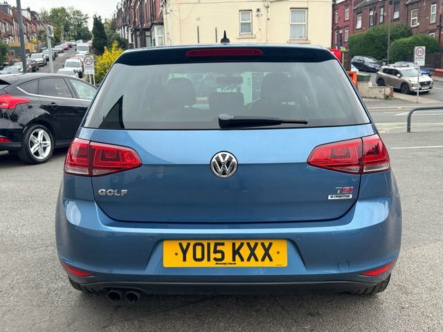Volkswagen Golf Hatchback YO15KXX Blue #4