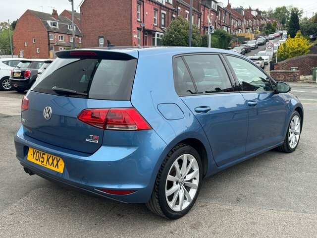 Volkswagen Golf Hatchback YO15KXX Blue #3