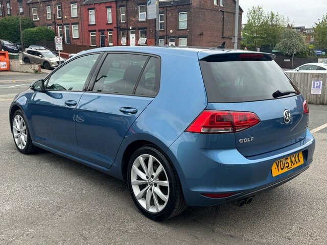 Volkswagen Golf Hatchback YO15KXX Blue #5