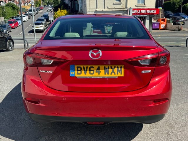 Mazda 3 Saloon BV64WXM Red #4