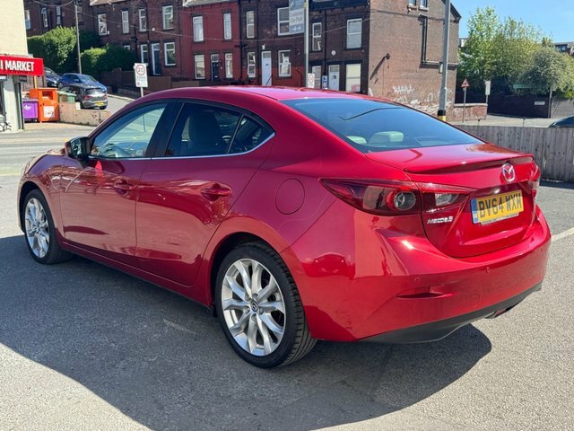 Mazda 3 Saloon BV64WXM Red #5