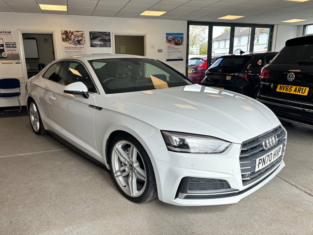 Audi A5 2.0 Tdi 40 S Line Coupe S Tronic Euro 6 White