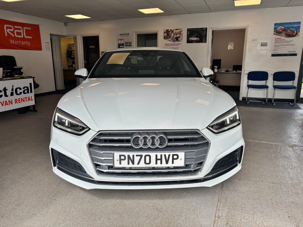 Audi A5 2.0 Tdi 40 S Line Coupe S Tronic Euro 6 PN70HVP White #5
