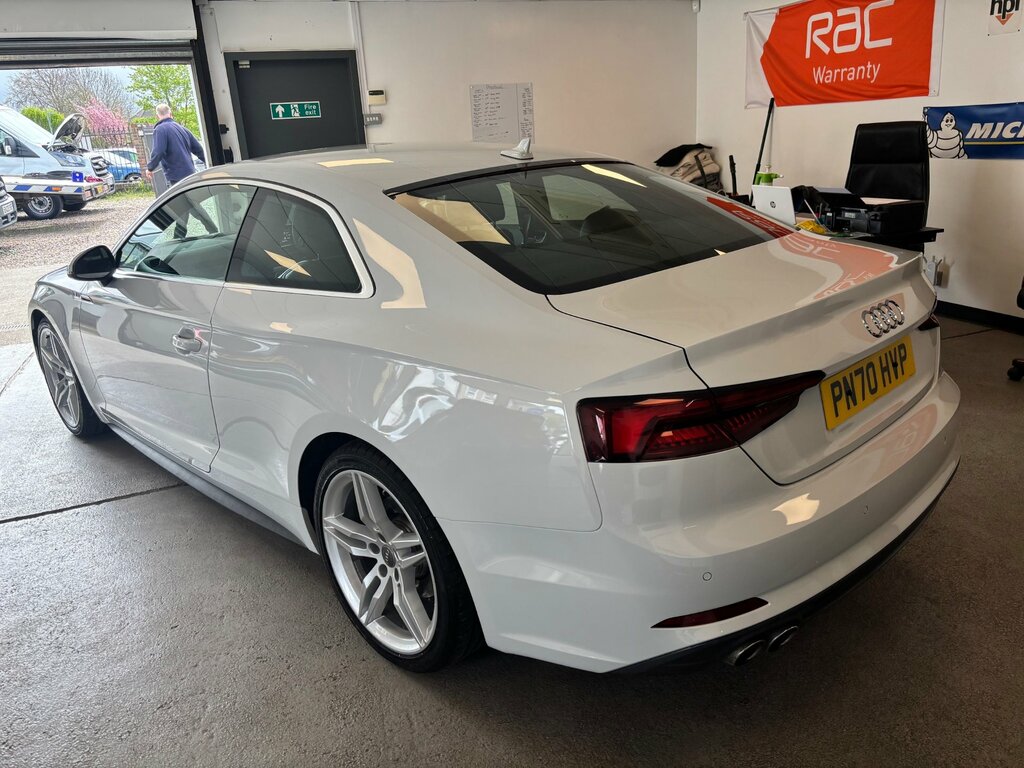 Audi A5 2.0 Tdi 40 S Line Coupe S Tronic Euro 6 PN70HVP White #4