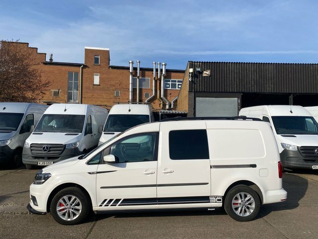 Volkswagen Caddy Maxi 2.0 Tdi C20 Highline White #2