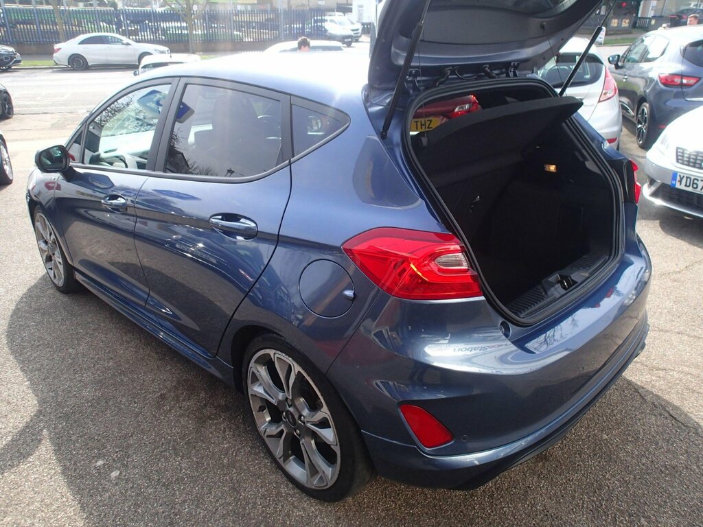 Ford Fiesta 1.0T Ecoboost Mhev St-line X Edition Euro 6 Ss AP21DZZ Blue #5